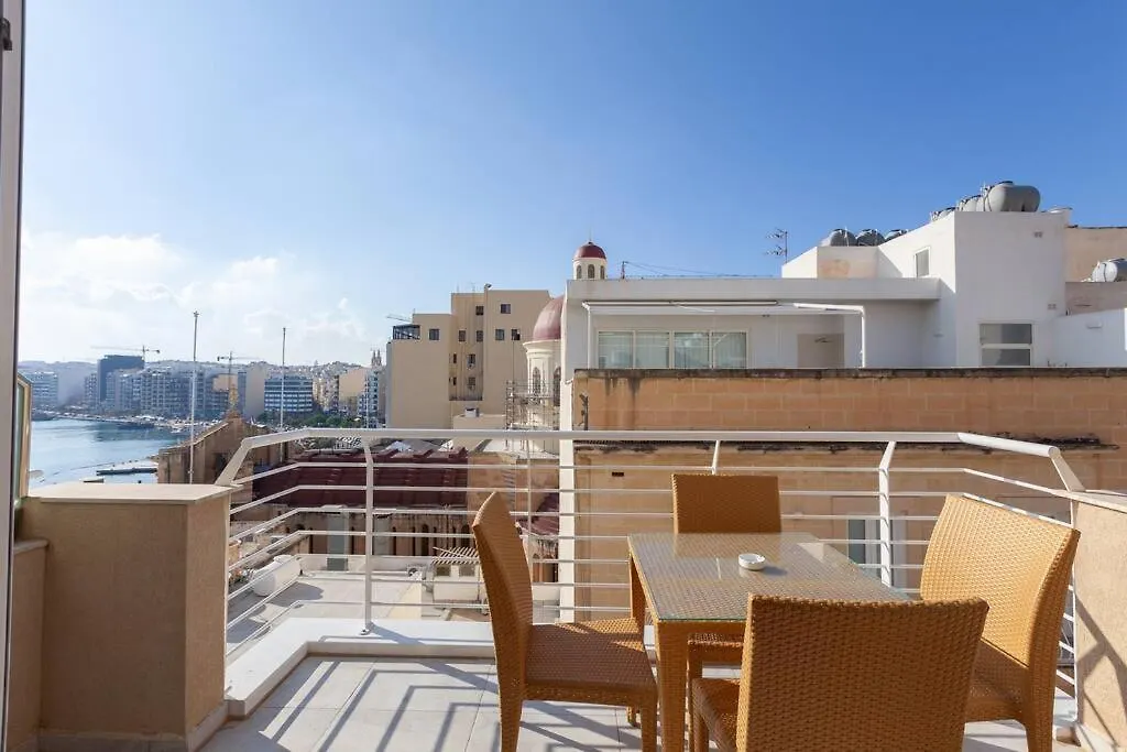 スリーマBeautiful 2Br Just Off The Promenade With Seaviews By 360 Estatesアパートメント