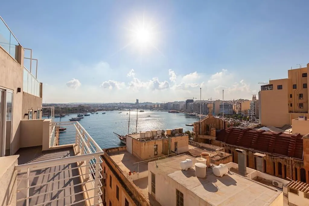 スリーマBeautiful 2Br Just Off The Promenade With Seaviews By 360 Estatesアパートメント マルタ